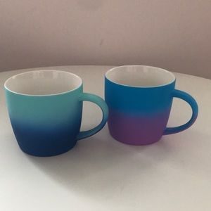 Ombré mugs, set of 2.